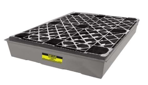 Pallet antiderrame para 2 tambores Servus 120 litros