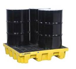 Pallet para derrames para 4 tambores JUSTRITE 28634