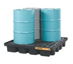 Pallet JUSTRITE 28673 para 4 tambores